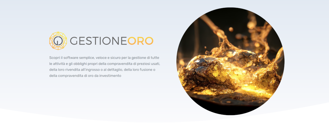 Oro fuso: anteprima visiva di Gestione Oro